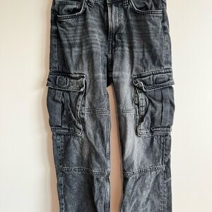 H&M Kids Black Cargo Jeans